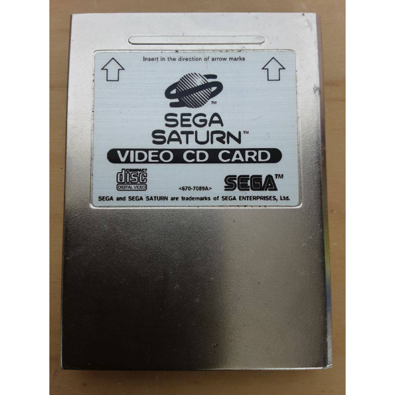 SEGA SATURN ACCESSOIRE VIDEO CD CARD