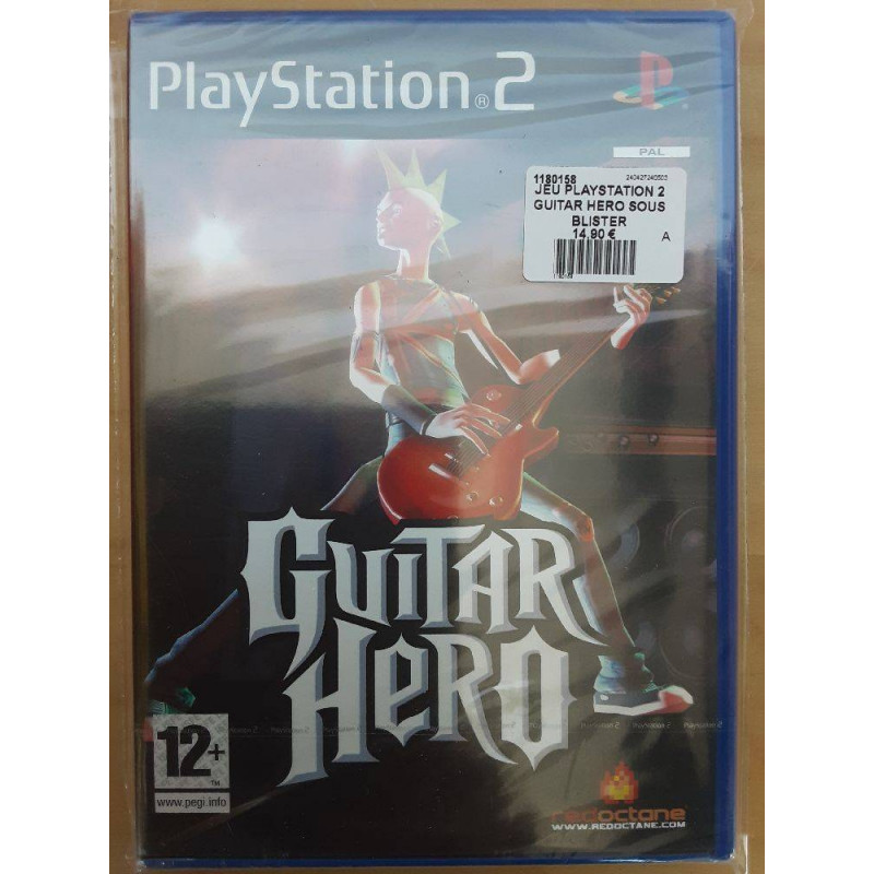 JEU PLAYSTATION 2 GUITAR HERO SOUS BLISTER 