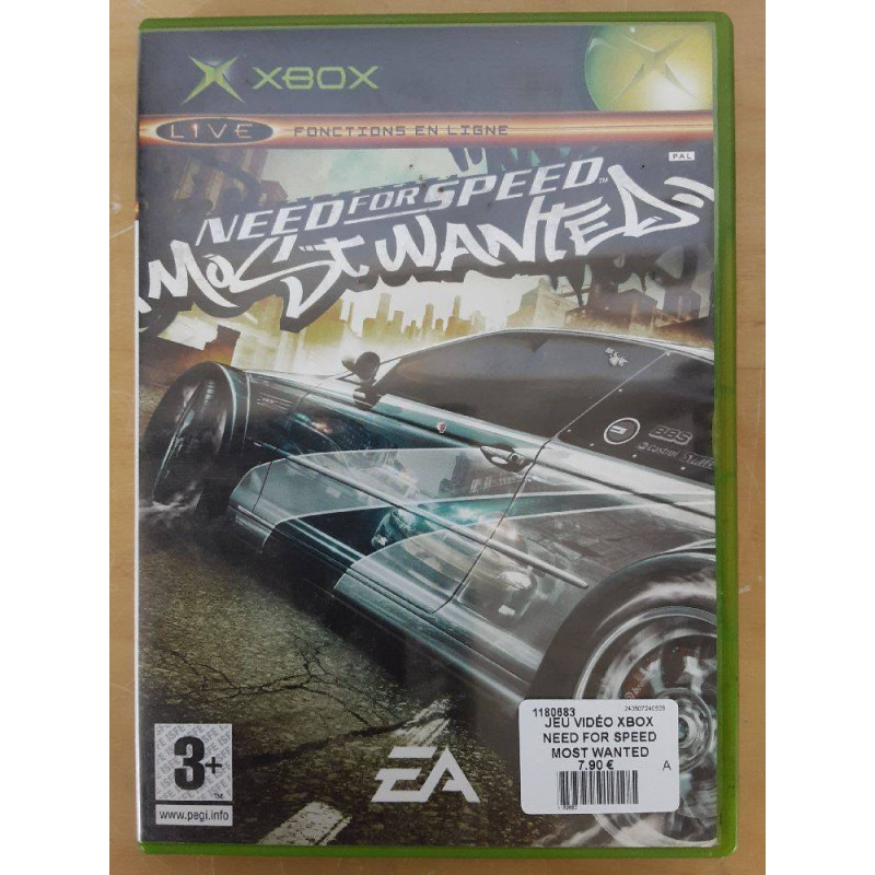 JEU VIDÉO XBOX NEED FOR SPEED MOST WANTED COMPLET