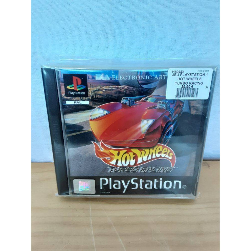 JEU PLAYSTATION 1 HOT WHEELS TURBO RACING COMPLET