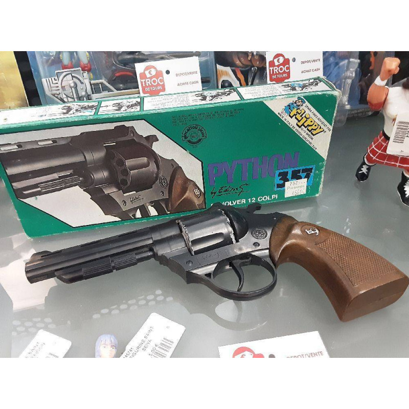 JOUET REVOLVER PYTHON 357 A PETARDS FLIPPY 