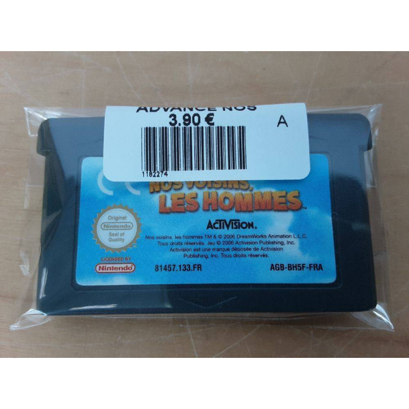 JEU NINTENDO GAME BOY ADVANCE NOS VOISINS LES HOMMES