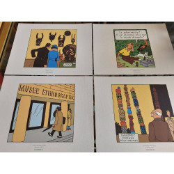 PLANCHE TINTIN LA PIECE