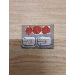 3 CACHETS DE CIRE 