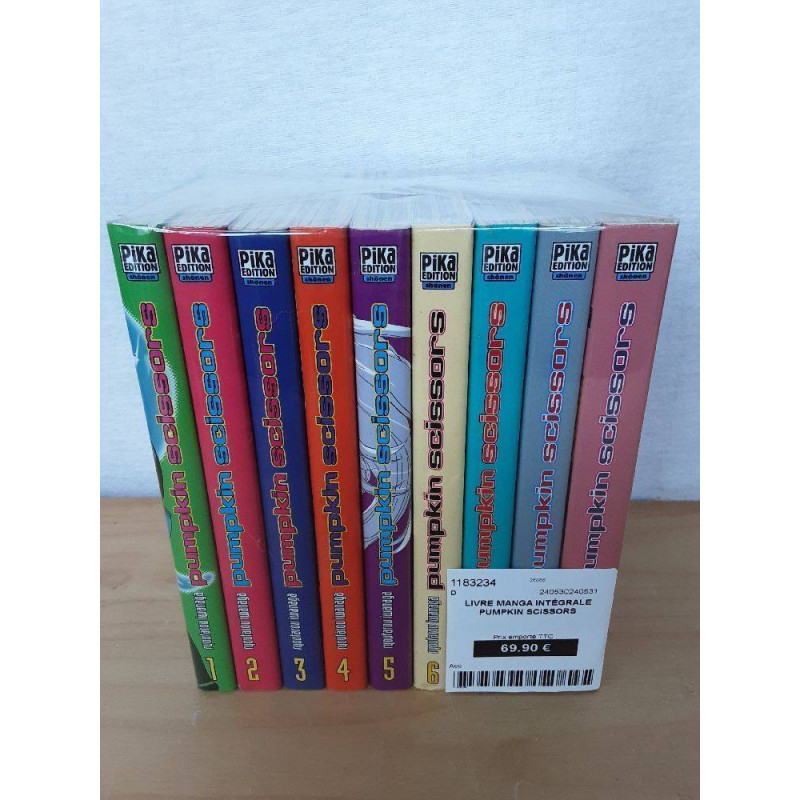 LIVRE MANGA INTÉGRALE PUMPKIN SCISSORS