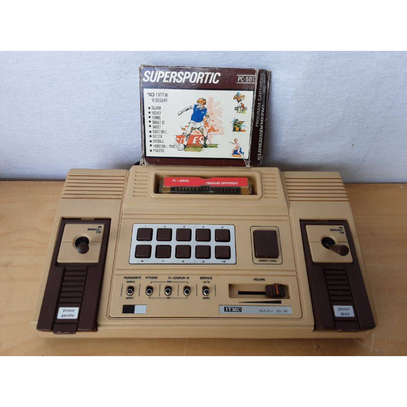 CONSOLE DE JEU ITMC SD-90 + JEU SUPERSPORTIC