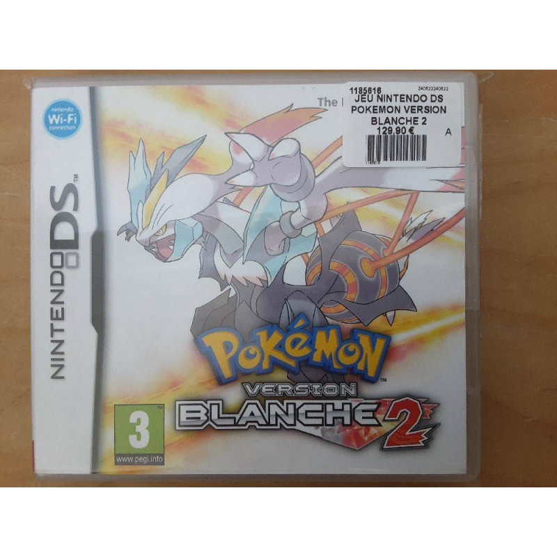 JEU NINTENDO DS POKEMON VERSION BLANCHE 2 COMPLET 