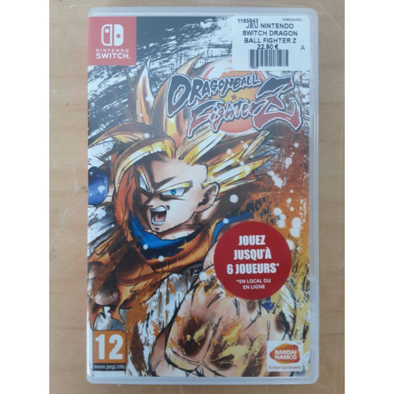 JEU NINTENDO SWITCH DRAGON BALL FIGHTER Z