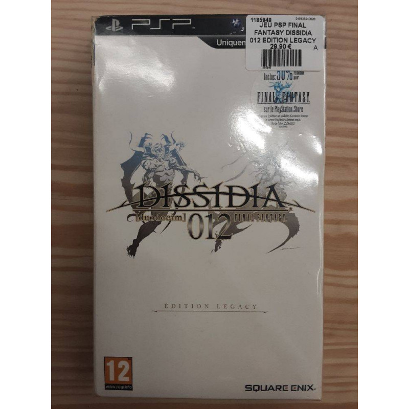 JEU PSP FINAL FANTASY DISSIDIA 012 EDITION LEGACY COMPLET