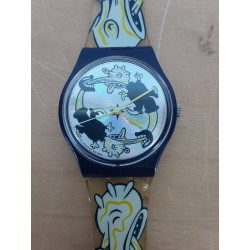 MONTRE QUARTZ SWATCH TWITCH TWINS 