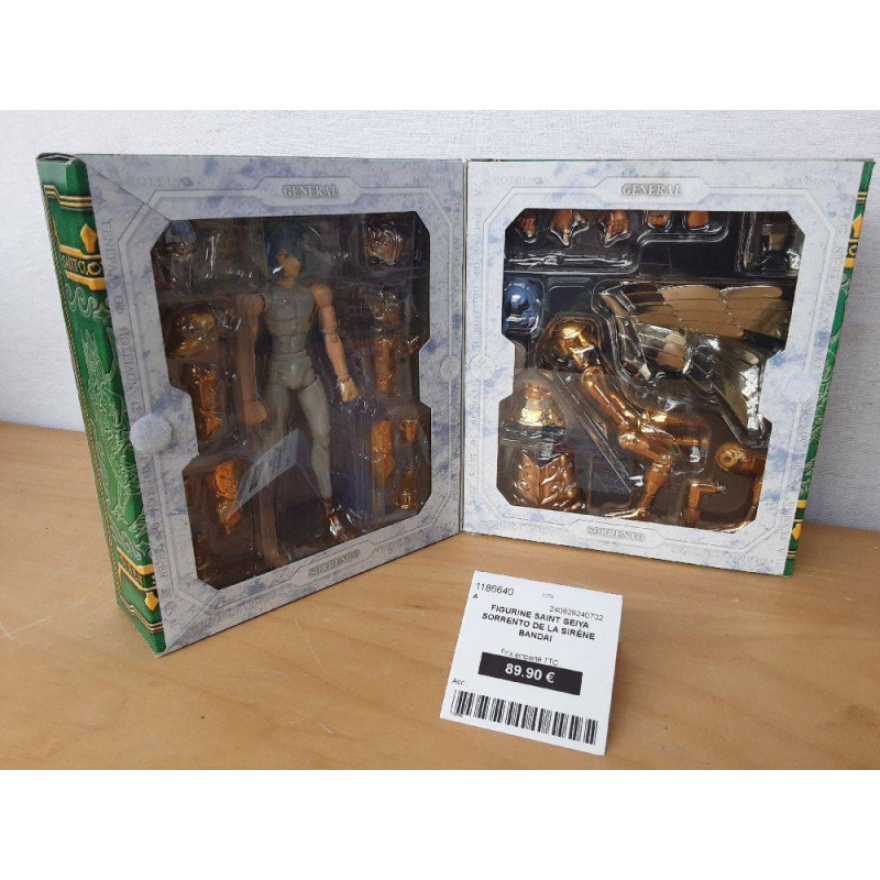 FIGURINE SAINT SEIYA SORRENTO DE LA SIRÈNE BANDAI