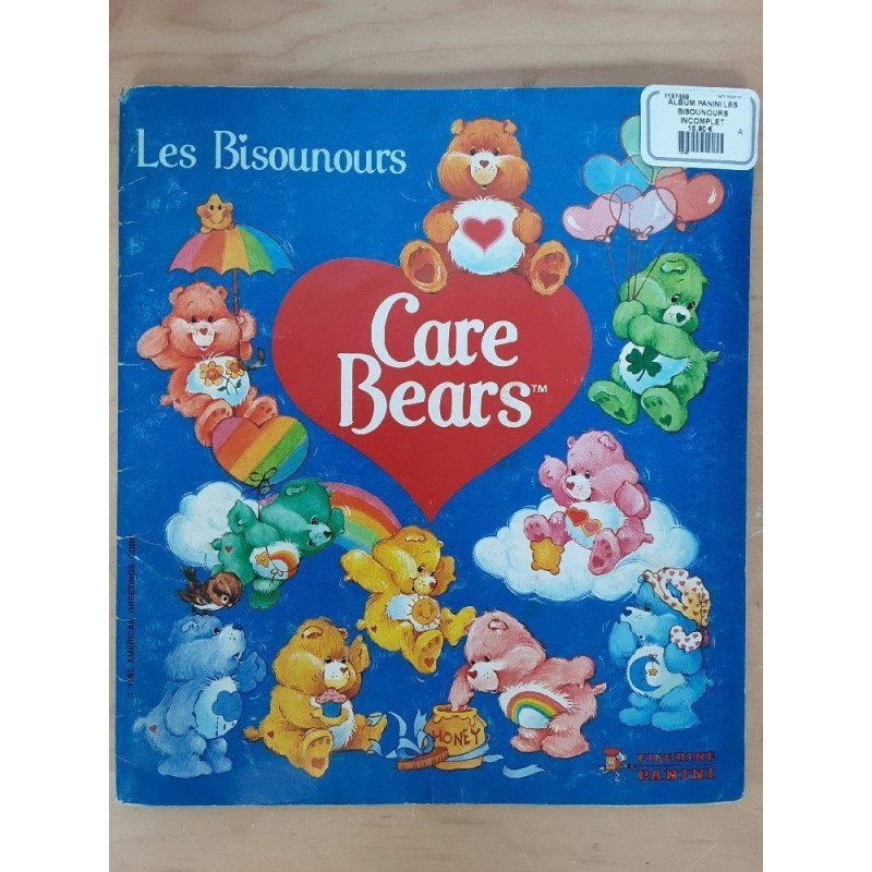 ALBUM PANINI LES BISOUNOURS INCOMPLET