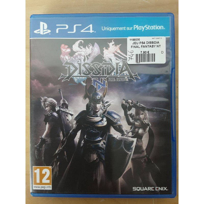JEU PS4 DISSIDIA FINAL FANTASY NT