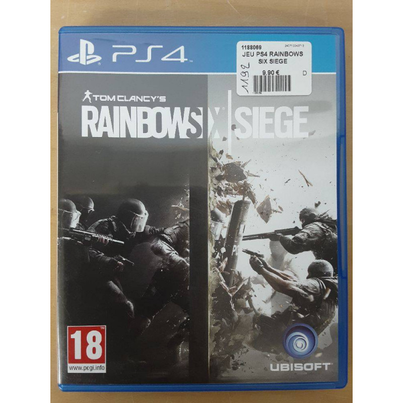 JEU PS4 RAINBOWS SIX SIEGE
