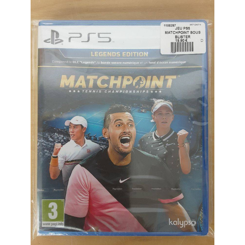 JEU PS5 MATCHPOINT SOUS BLISTER