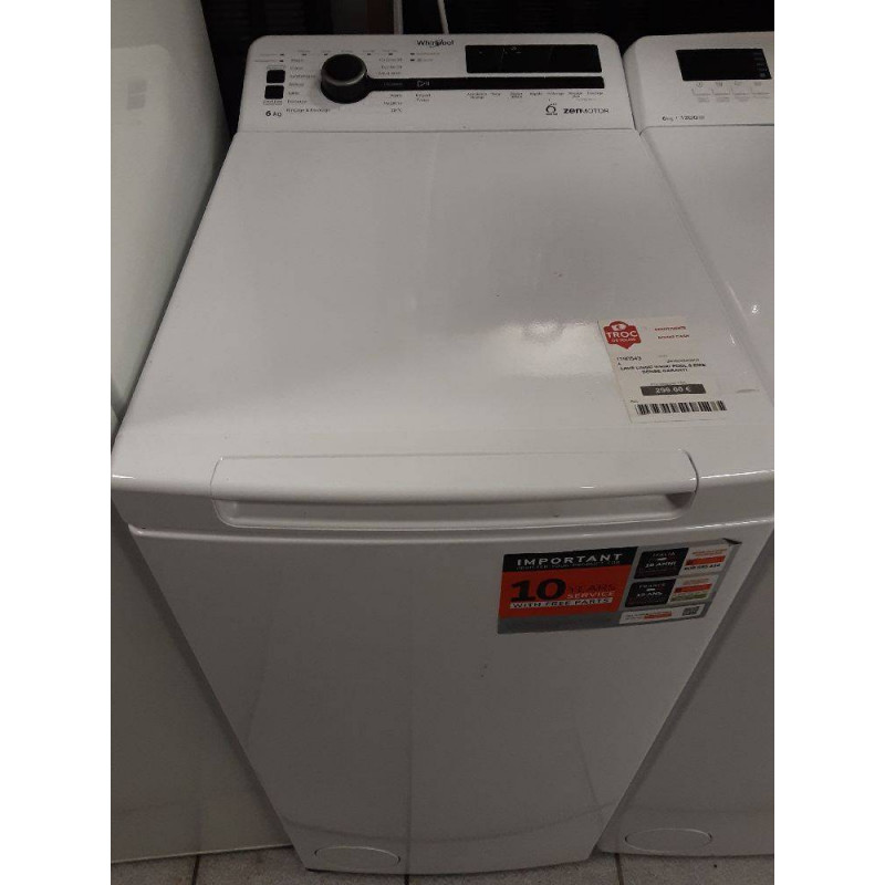 LAVE LINGE WHIRLPOOL 6 EME SENSE GARANTI