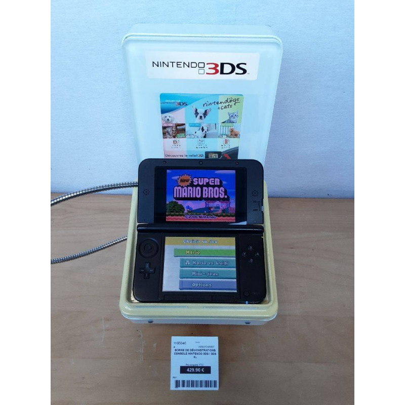 BORNE DE DÉMONSTRATIONS CONSOLE NINTENDO 3DS / 3DS XL