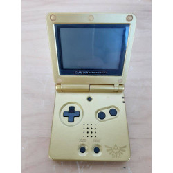 GAME BOY ADVANCE SP ( RÉVISÉE + COQUE NEUVE ZELDA TRIFORCE )