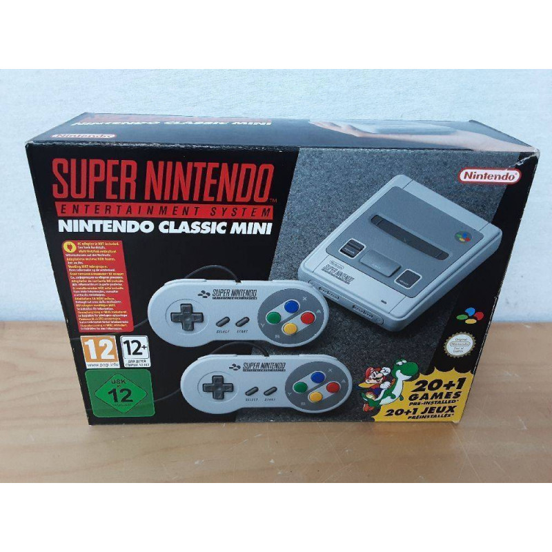CONSOLE SUPER NINTENDO CLASSIC MINI EN BOITE