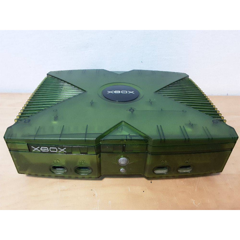 CONSOLE XBOX 1ERE GÉNÉRATION VERTE ( BLOC NUE SANS CABLÂGE NI MANETTE )