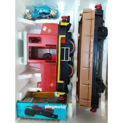 TRAIN TRANSPORT DE MARCHANDISES SET 4025 + TRANSFO 4350 ( VENDU EN L ÉTAT NON TESTÉ )