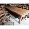 LOT 8 CHAISES ASSISE TISSU