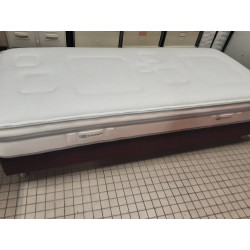 MATELAS SIMMONS ESSENTIEL + SOMMIER 90X200 CM + PIEDS 