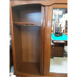 ARMOIRE 2 PORTE COULISSANTE COULEUR MERISIER
