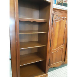 ARMOIRE 2 PORTE COULISSANTE COULEUR MERISIER
