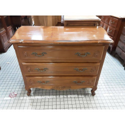 COMMODE MERISIER 3 TIROIRS