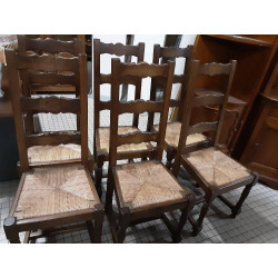 CHAISES LE LOT DE 6