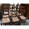 CHAISES LE LOT DE 6