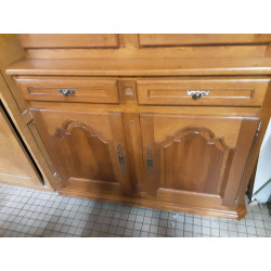 BUFFET 2 CORPS CHENE 4 PORTES 2 TIROIRS