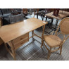 BUREAU ROTIN AVEC SA CHAISE