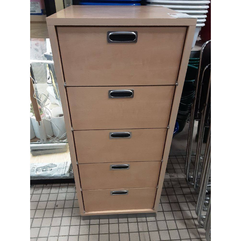 MEUBLE 5 CLAPETS COULEUR BOIS