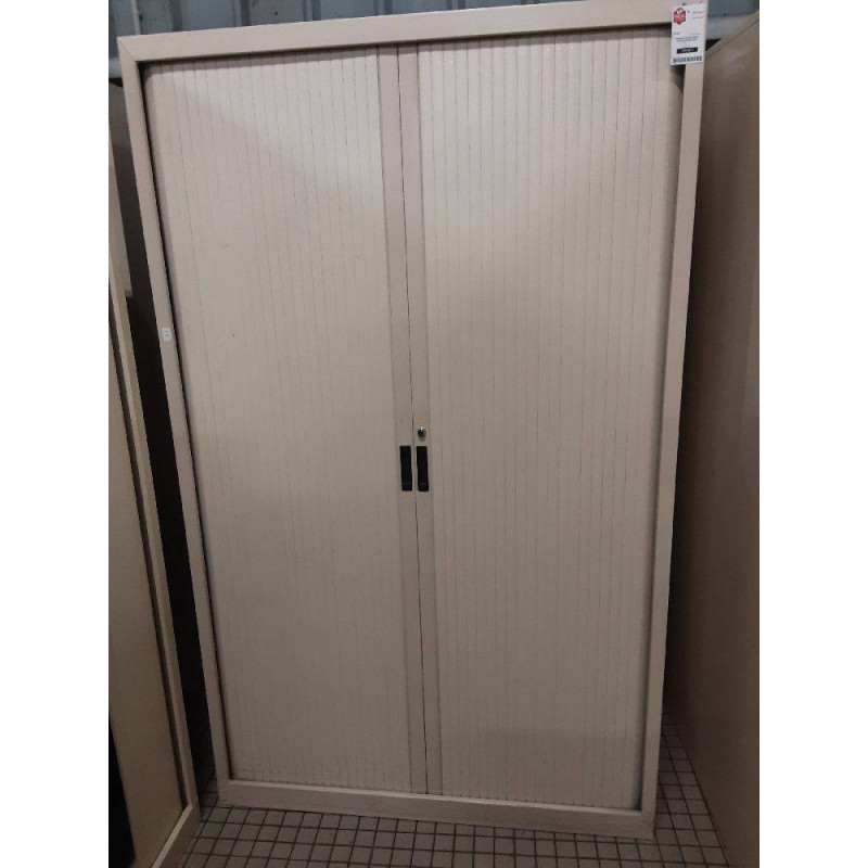 ARMOIRE METALLIQUE A RIDEAUX AVEC CLES 