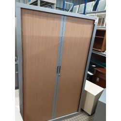 ARMOIRE METALLIQUE A RIDEAUX AVEC CLES 