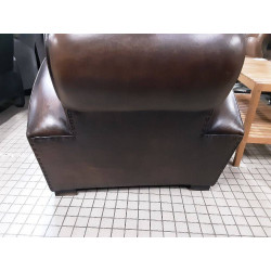 FAUTEUILS CLUB CUIR LA PAIRE