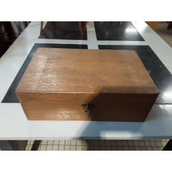 MÉNAGÈRE 92 PIÈCES MÉTAL ARGENTÉ COFFRET CHENE 