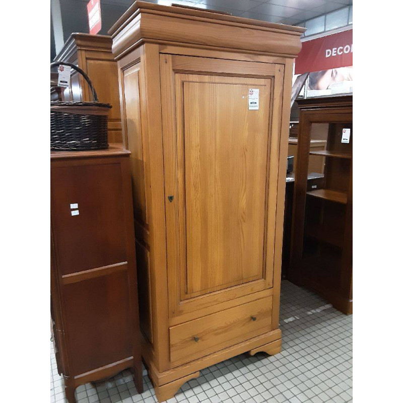 BONNETIÈRE 1 PORTE 1 TIROIR PIN MASSIF