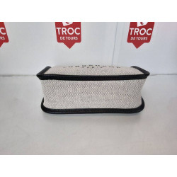 SAC BANDOULIÈRE LONGCHAMP S ESSENTIAL EN TOILE ÉCRU