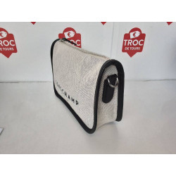 SAC BANDOULIÈRE LONGCHAMP S ESSENTIAL EN TOILE ÉCRU