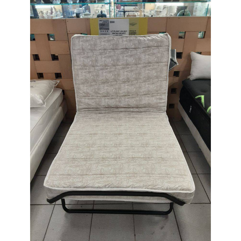 LIT PLIANT LEA BUT 90X190 CM AVEC HOUSSE
