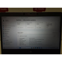 PC PORTABLE HP ELITEBOOK 830 G6 I5-8TH G RAM8GO NVME256GO WIN11 BAT.NEUVE