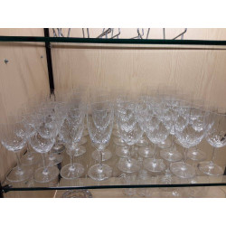 SARVICE DE VERRES CRISTAL...