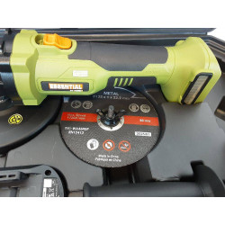 MEULEUSE ESSENTIAL BL125MM GARANTIE JSQ 17/02/28 ETAT NEUF