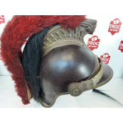 CASQUE A CIMIER DE CHASSEUR A CHEVAL MODELE 1913