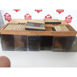 LOT PLAQUES PHOTO VERRE...