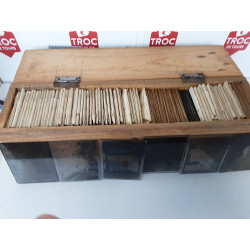 LOT PLAQUES PHOTO VERRE ENVIRON 200 