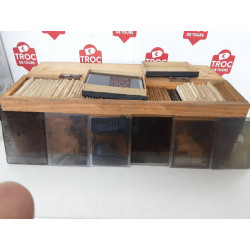 LOT PLAQUES PHOTO VERRE...